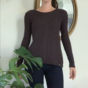 AE Side Zipper Crew Neck Sweater